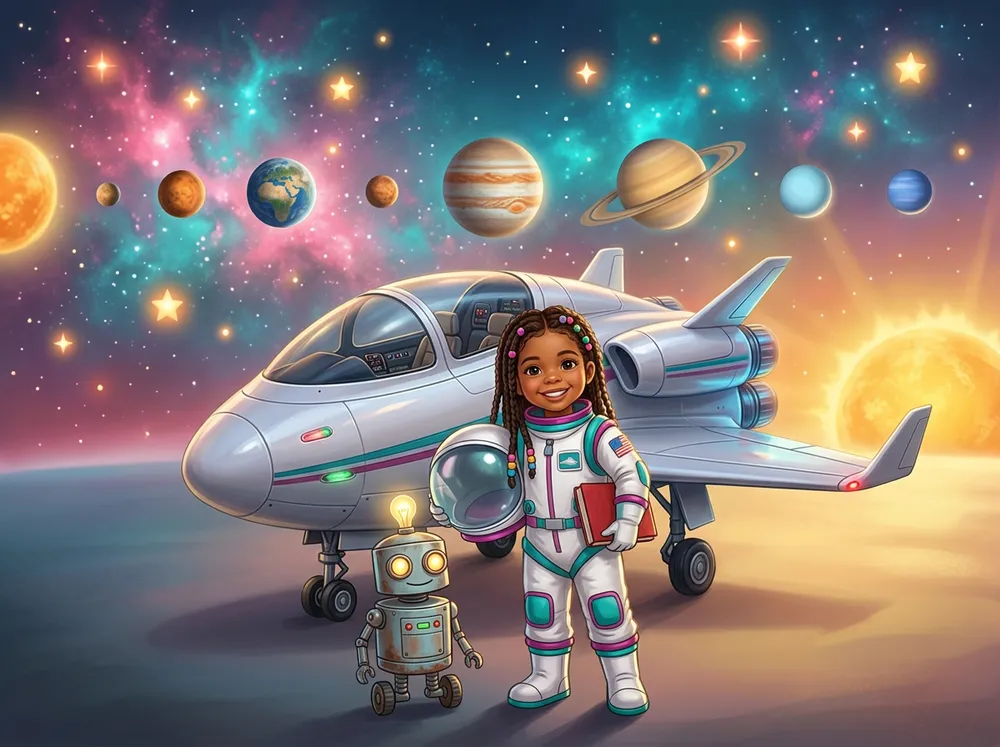 Couverture de « Alessya et les Huit Planètes »